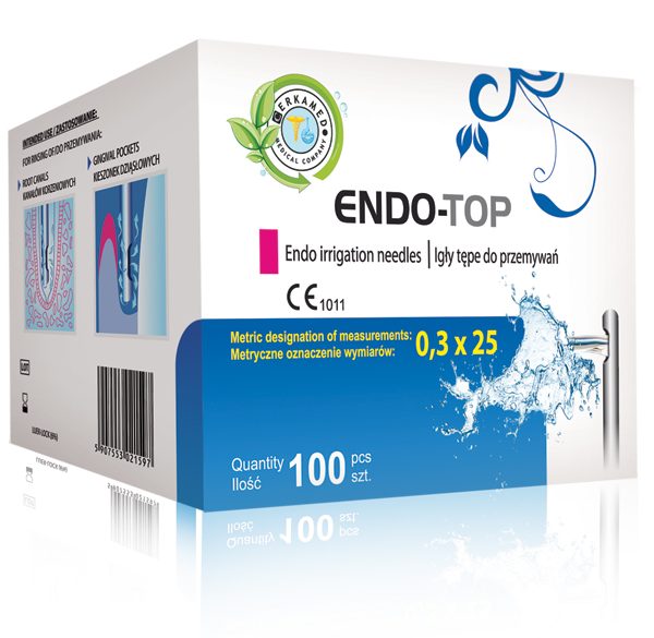 Endo-top igły tępe do przemywań – 100 szt.